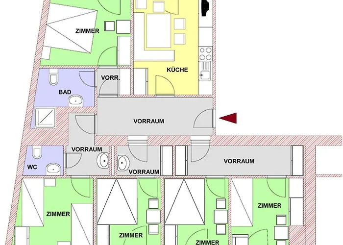 Апартаменты Stadt Wien Бад Хофгаштайн